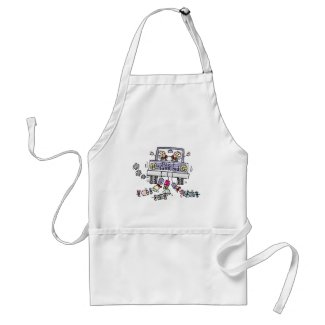 gay wedding apron
