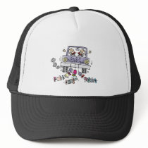 Gay Wedding Just Married Mesh Hats