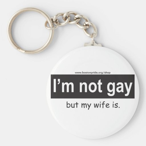 Gay Wife  Keychain