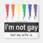 Gay Wife Magnet Square