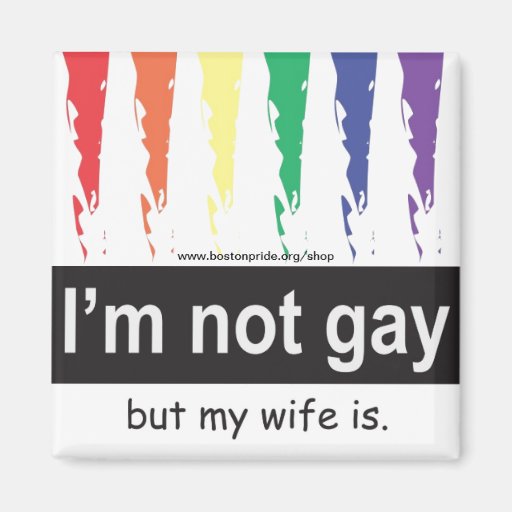 Gay Wife Magnet Square