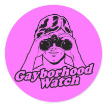 Gayborhood Watch Sticker by gay_pride Gayborhood Watch Sticker