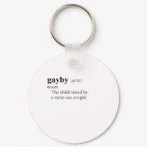 GAYBY (definition) keychains