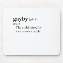 GAYBY (definition) mousepads