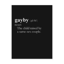 GAYBY (definition) postcards