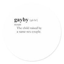 GAYBY (definition) stickers