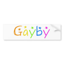 Gayby gay bumper stickers