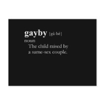GAYBY postcards