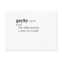 GAYBY postcards