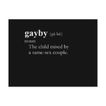 GAYBY postcards