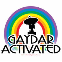 Gaydar Activated Acrylic Cut Out