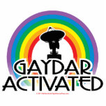 Gaydar Activated Acrylic Cut Out