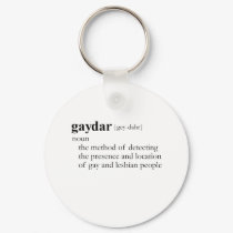 GAYDAR (definition) keychains