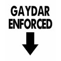 Gaydar Enforced t-shirts by itsokinla Gaydar Enforced t-shirts