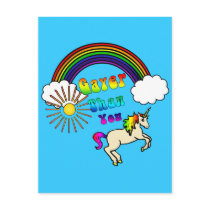 Gayer Than You Postcard