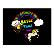 Gayer Than You Postcard