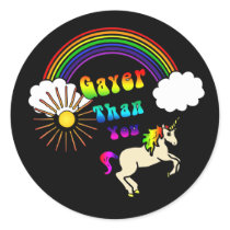 Gayer Than You Stickers