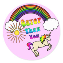 Gayer Than You Stickers
