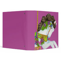 Gayle Carousel Horse Avery Binder