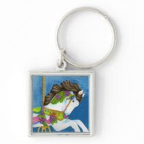 Gayle Carousel Horse Keychain