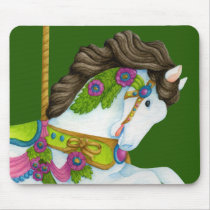 Gayle Carousel Horse Mousepad