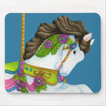 Gayle Carousel Horse Mousepad