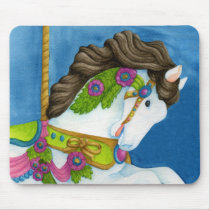 Gayle Carousel Horse Mousepad