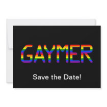 Gaymer Custom Invitation