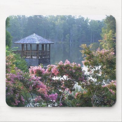 Gazebo in Spring Mouse Pads by laohare