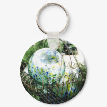 Gazing Ball keychains