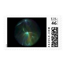 Gazing Ball Postage Stamps
