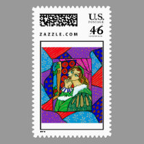 Gazing stamps