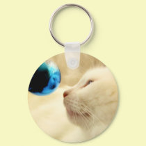 Gazing Upon A Blue Star keychains by JCatGarden Gazing Upon A Blue Star keychains