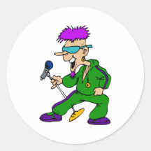 Gazzi Round Stickers
