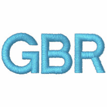 GBR track top embroidered shirts by Mizziie GBR track top embroidered shirts
