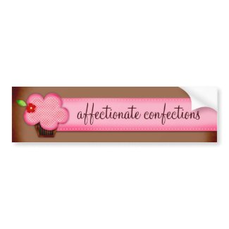 GC | Affectionate Confections Bumper Sticker bumpersticker