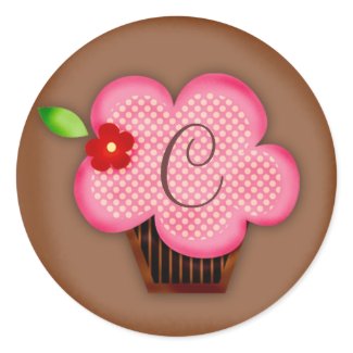 GC | Affectionate Confections Monogram Sticker sticker