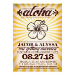 GC Aloha Sunset Yellow Engagement Invite