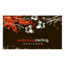 GC | Ambrosial Brown & Oranges business cards by TheGreekCookie GC | Ambrosial Brown & Oranges business cards