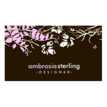 GC | Ambrosial Brown & Sweet Pink 2 business cards