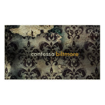GC | Captivating Contessa | Matte Cream finish Business Card