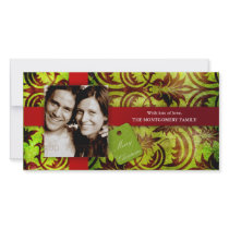 GC | Customizable Photo | Red Green Christmas photo cards by TheGreekCookie GC | Customizable Photo | Red Green Christmas photo cards