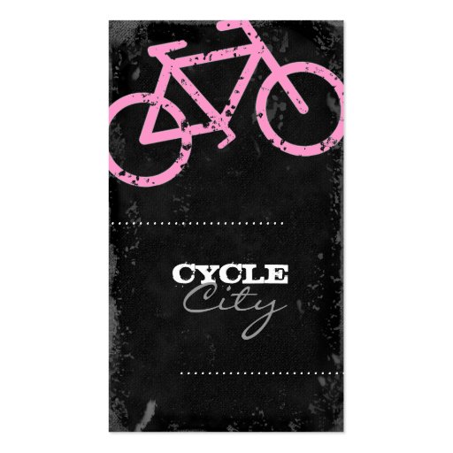 GC | Cycle City Concrete - Pink Business Card