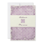 GC | ELEGANT VINTAGE PURPLE INVITATION