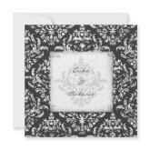GC | Erika Vintage Damask-Gray invitation