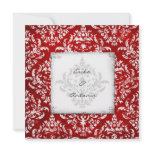 GC | Erika Vintage Damask-RubyRed Personalized Announcement
