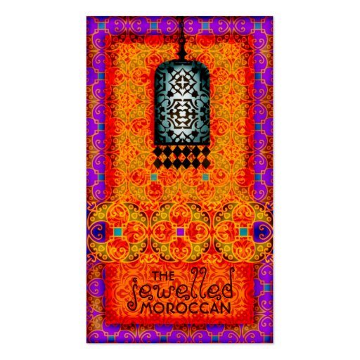 GC | Exotic Jewelled Moroccan Business Cards