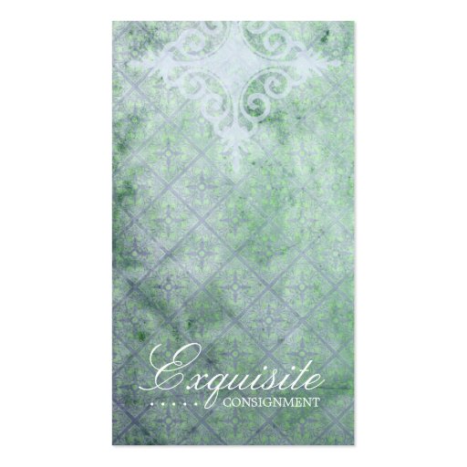 GC | Exquisite Garden Vintage Business Cards (front side)