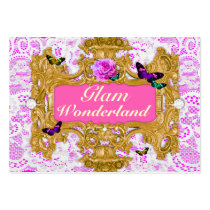 GC Glam Wonderland Gold Lace business cards