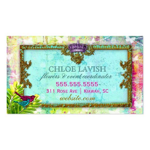 GC | Greenhouse Chic Business Card (back side)